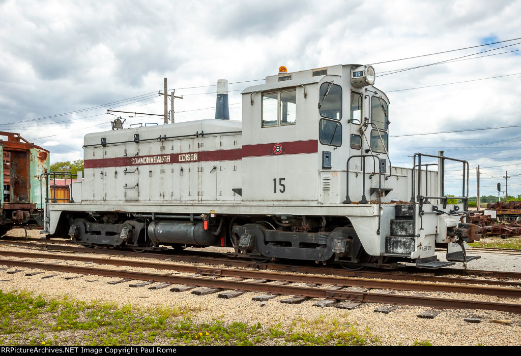 CWEX 15, EMD SW1, ComEd plant switcher at Illinois Railway Museum